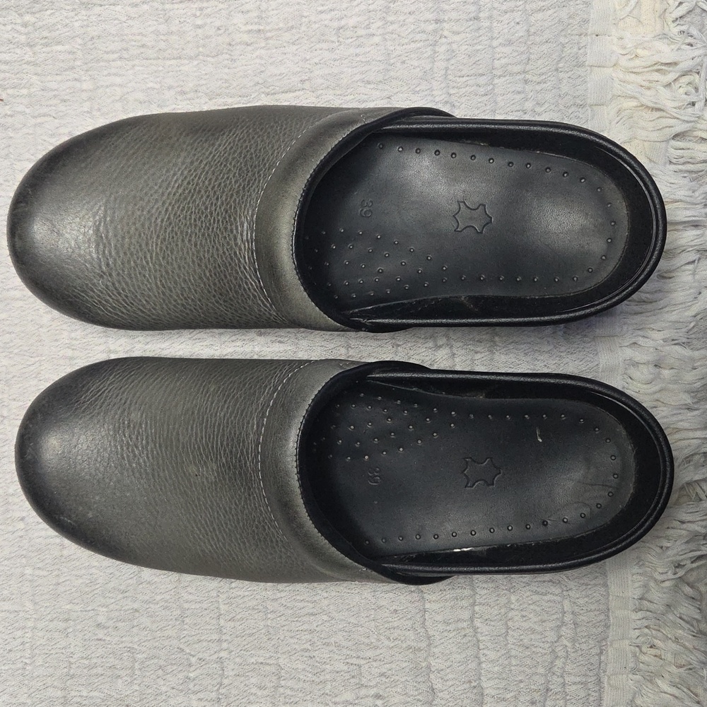 Dansko Grey Clogs, Size 39